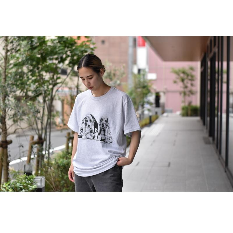 Coming & Going Designs ラブラドール ハンティング Tシャツ グレー