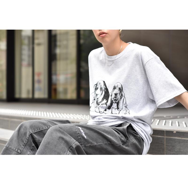 Coming & Going Designs ラブラドール ハンティング Tシャツ グレー