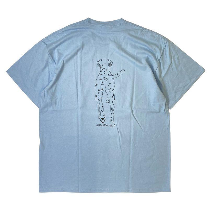 Coming & Going Designs ダルメシアン Tシャツ ブルー メンズ