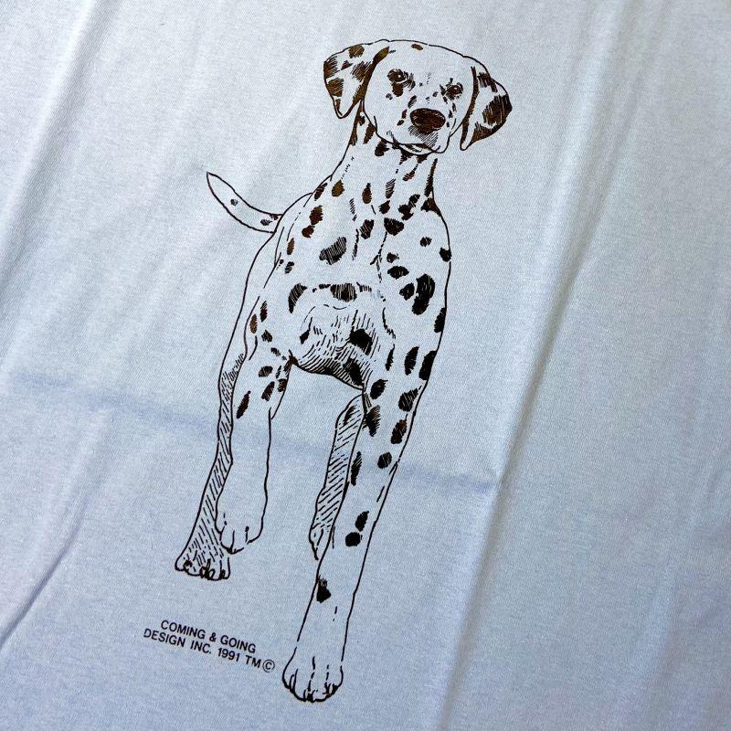 Coming & Going Designs ダルメシアン Tシャツ ブルー メンズ