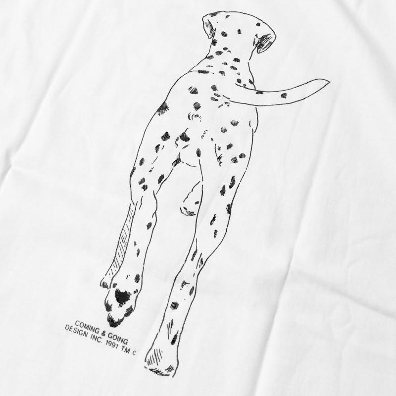 Coming & Going Designs ダルメシアン Tシャツ ホワイト メンズ/レディース/犬/猫｜rawdrip｜04