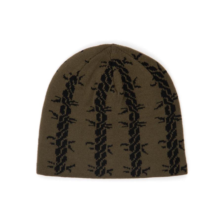 Corduroy コーデュロイ Tribal Wire Reversible Beanie - Black/Olive