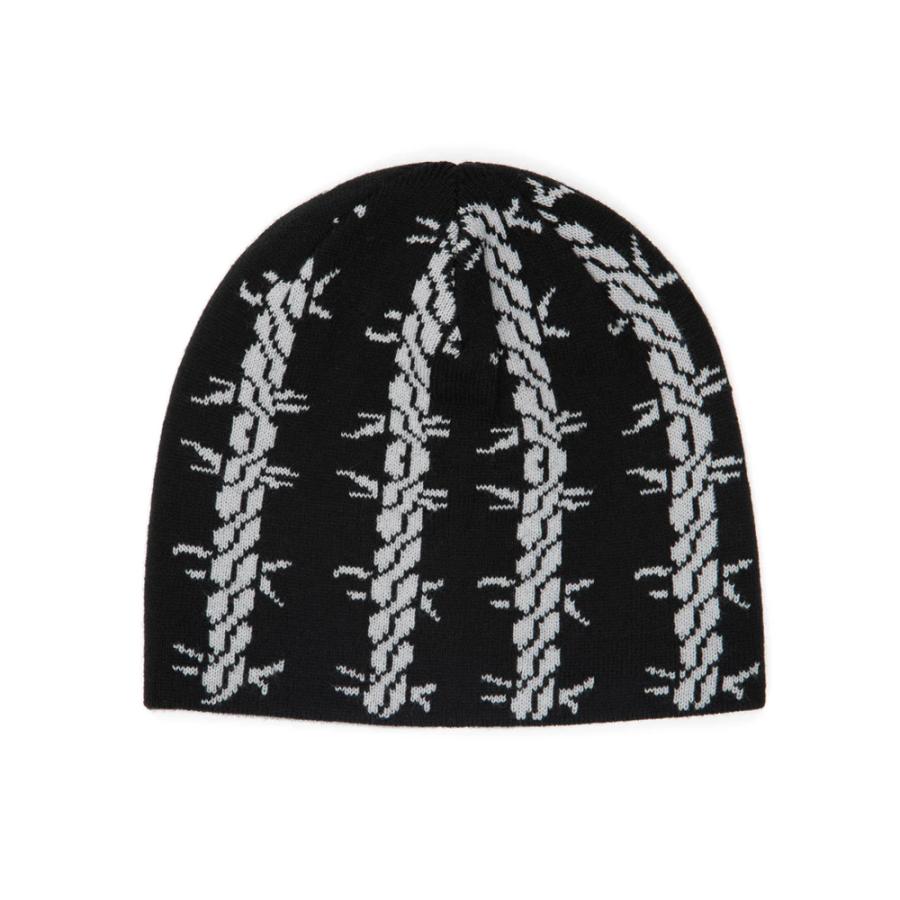 Corduroy コーデュロイ Tribal Wire Reversible Beanie - White/Black