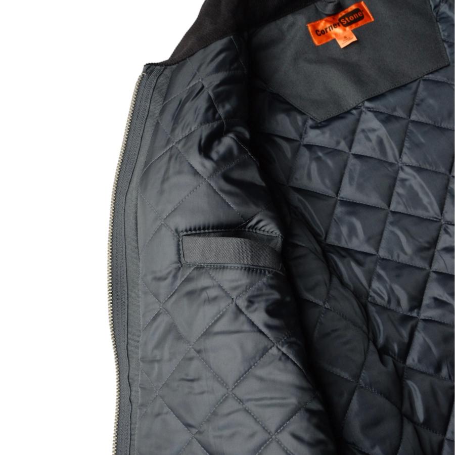 CornerStone ダック クロス ワークジャケット J763 チャコール CornerStone ダック クロス ワークジャケット J763 チャコール