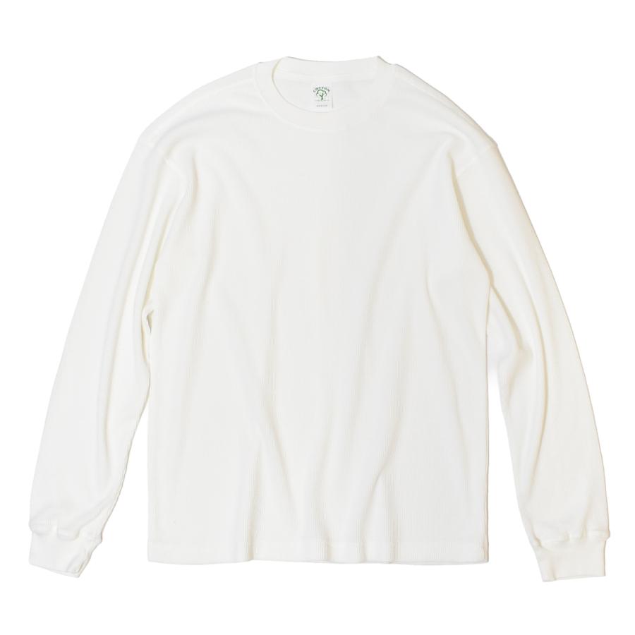 Cotton Collective ワッフル サーマル 7.0oz Waffle L/S Tee Blanc