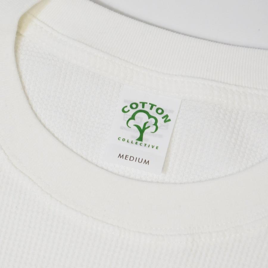 Cotton Collective ワッフル サーマル 7.0oz Waffle L/S Tee Blanc