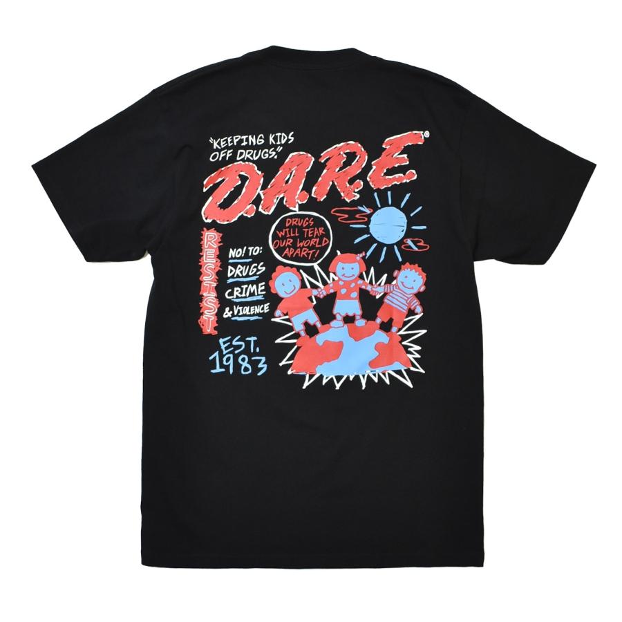 D.A.R.E S/S T-Shirts Black Tシャツ ブラック メンズ レディース 