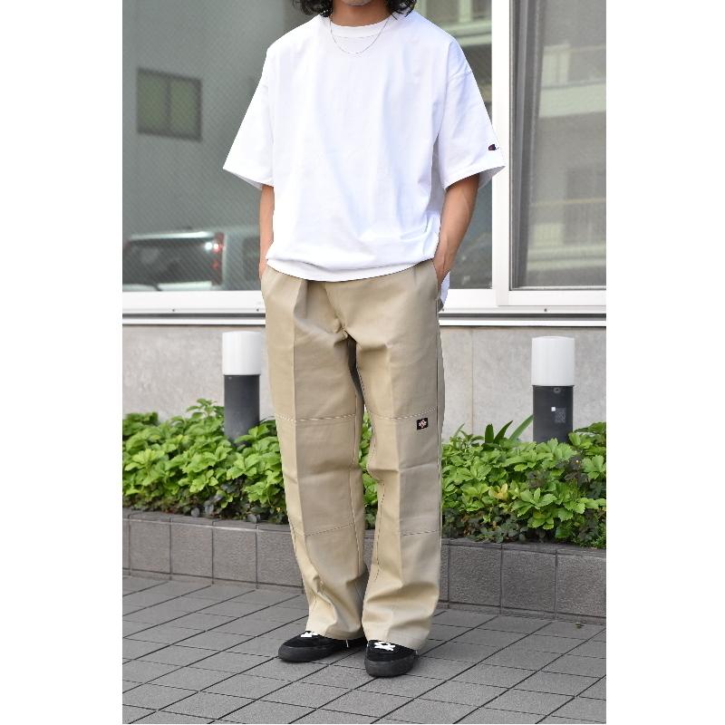 メキシコ製ディッキーズルーズフィットダブルニーワークパンツw50カーキベージュ メキシコ製ディッキーズルーズフィットダブルニーワークパンツ