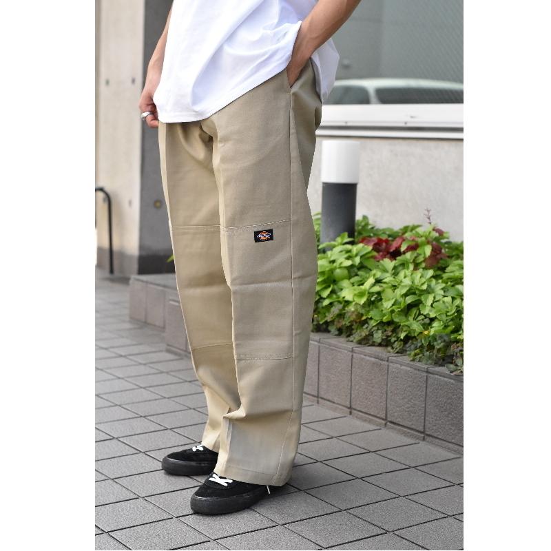 Dickies US ルーズフィット ダブルニー ワークパンツ カーキ Dickies US ルーズフィット ダブルニー ワークパンツ カーキ
