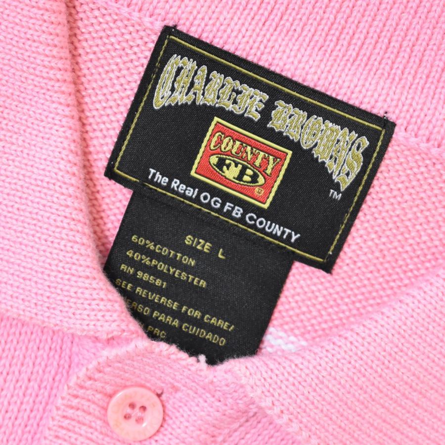 SALE]FB COUNTY S/S チャーリーブラウン シャツ ピンク/ホワイト 