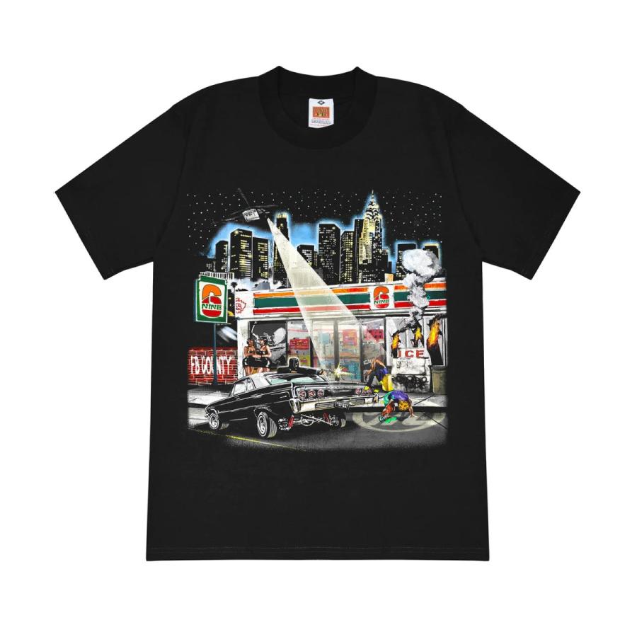 FB County Ghetto Bird Graphic Heavy Hard Tee - Black : RAWDRIP