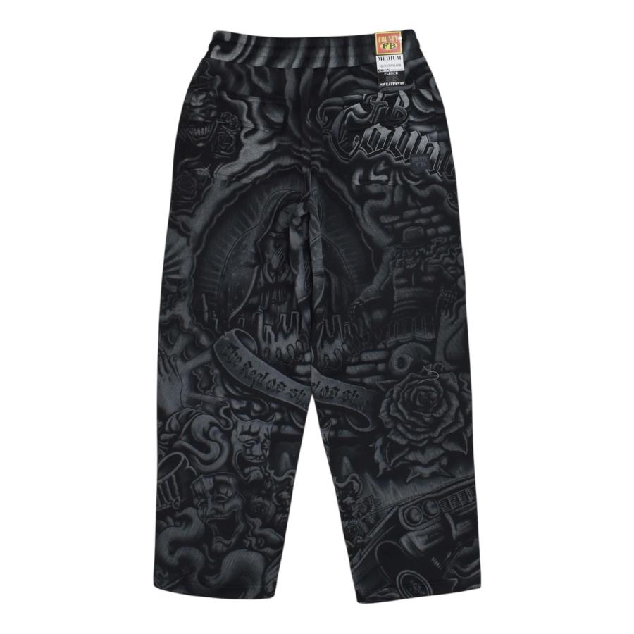 FB County Inked Up Sweat Pants - Black エフビーカウンティ