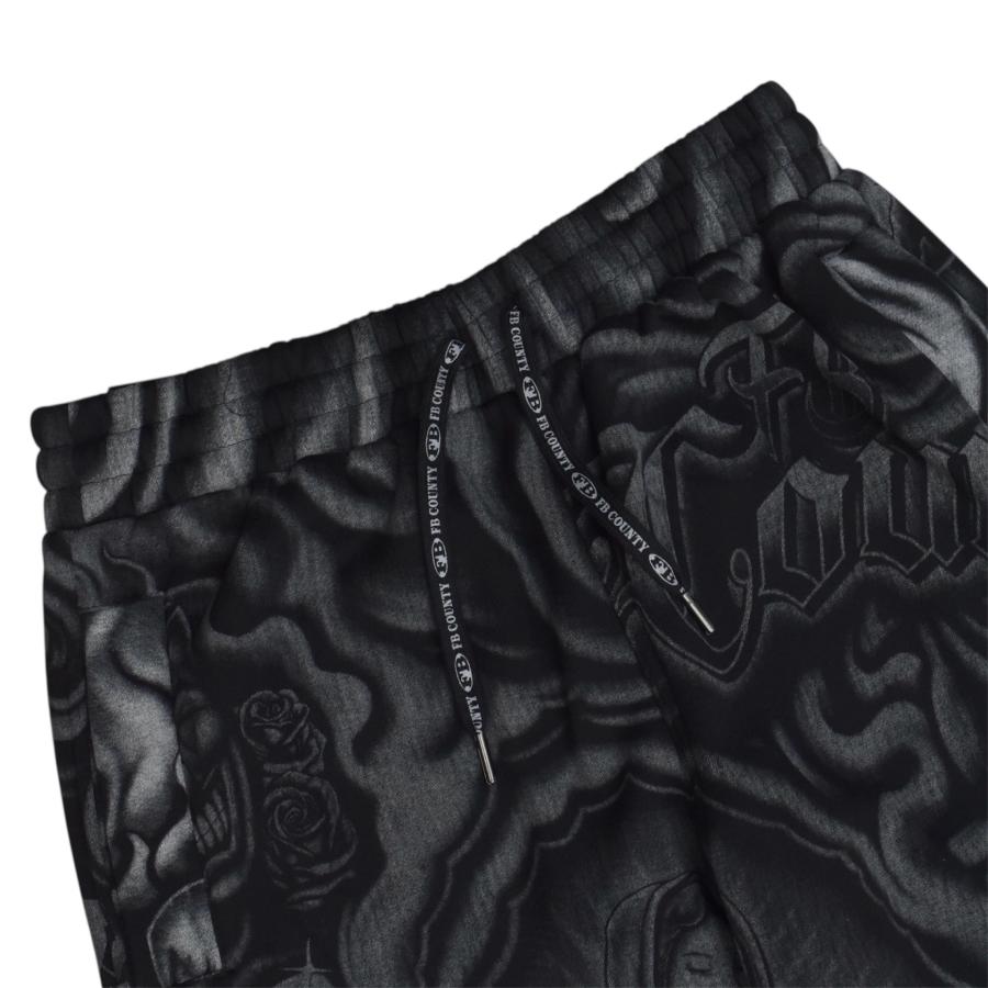 FB County Inked Up Sweat Pants - Black エフビーカウンティ