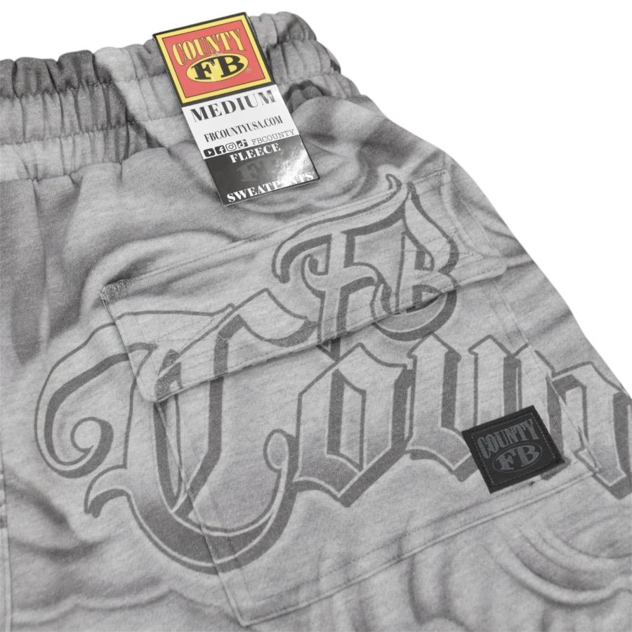 FB County Inked Up Sweat Pants - Grey エフビーカウンティ