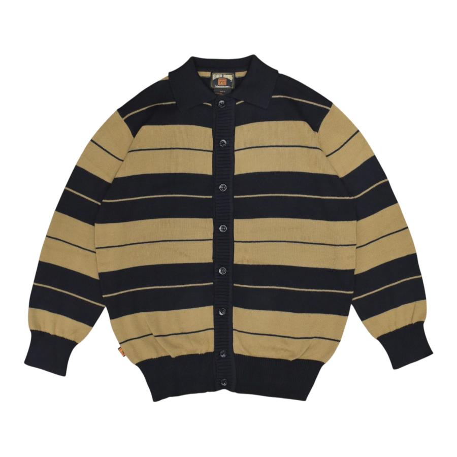 FB County L/S Charlie Brown Shirt - Black/Tan エフビーカウンティ