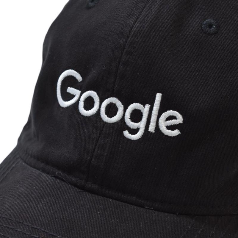 グーグル Google 6パネル キャップ ブラック メンズ レディース