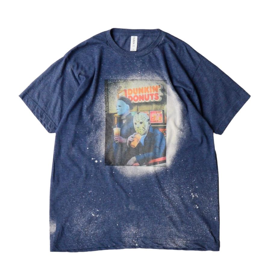 ハロウィン バイブス S/S Tシャツ ネイビーブリーチ メンズ
