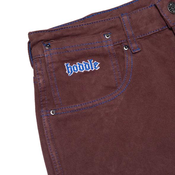 HODDLE Ranger Jean Brown/Blue Stitching  メンズ デニム ジーンズ パンツ ホドル スケートボード｜rawdrip｜03