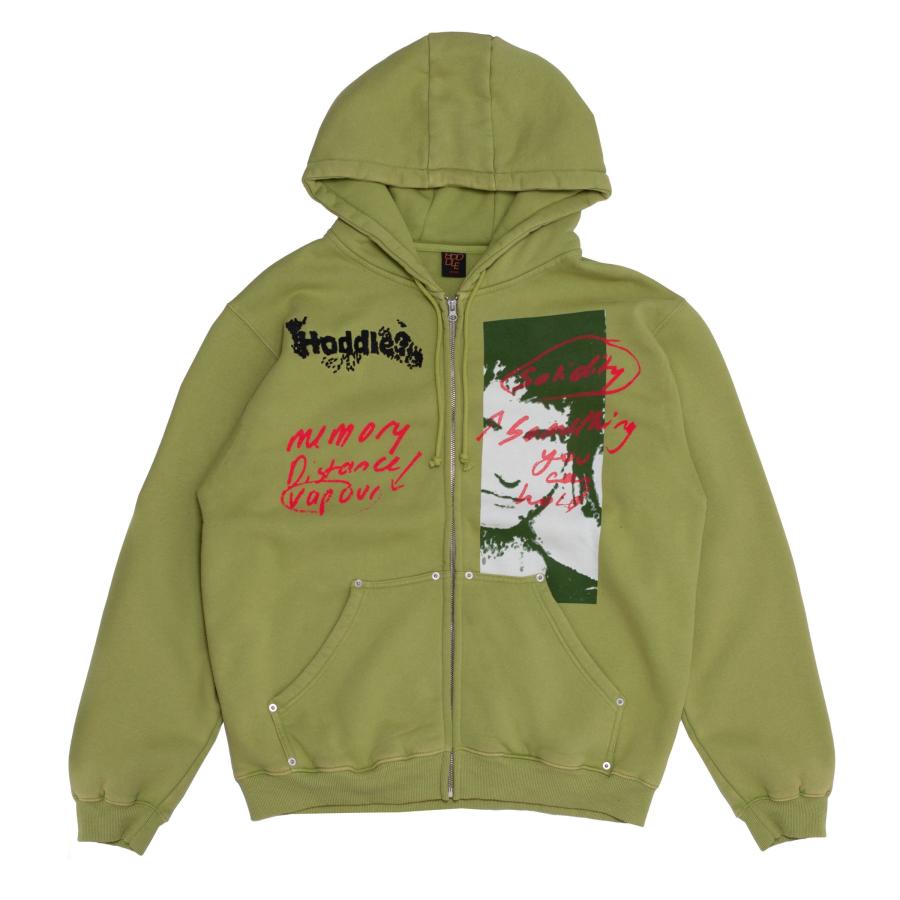 HODDLE HDL WIGNEY HOOD Range#23 Olive オリーブ パーカー ジップ