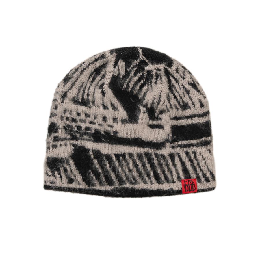 hoddle ビーニー HODDLE Mohair Landscape Beanie Black ブラック ビーニー ニット