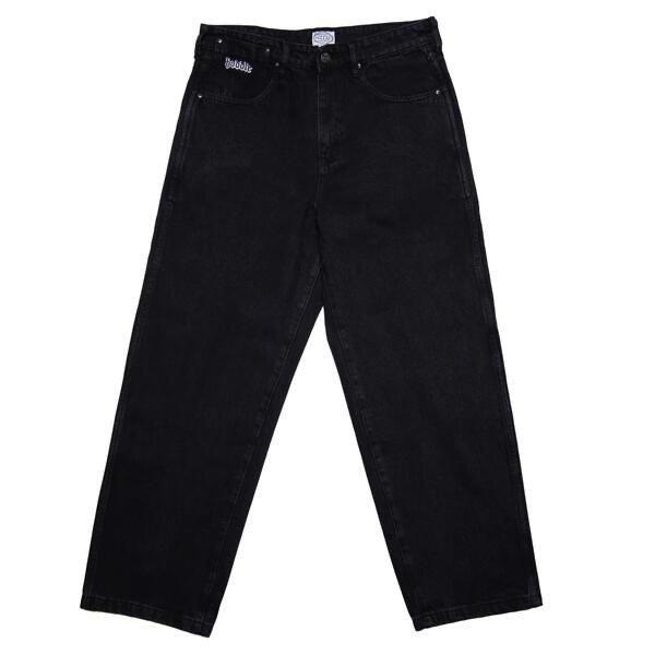 HODDLE Ranger Jeans Black ブラック バギー ワイド デニム メンズ