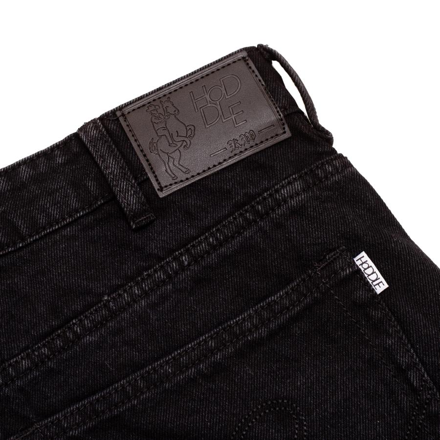 HODDLE Ranger Jeans Black R25 ブラック バギー ワイド デニム メンズ