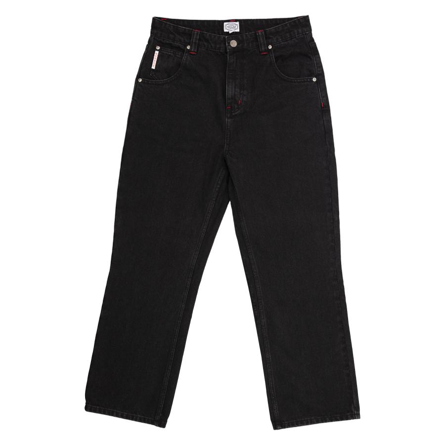 HODDLE Routine Straight Jeans Black ブラック ストレート デニム