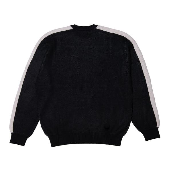 HOODLE Warped Logo Knit Black/Grey メンズ ニット トップス ホドル 