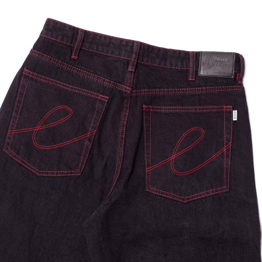 HODDLE 16 Ounce Denim Ranger Jean ブラック/レッドステッチ HODDLE 16 Ounce Denim Ranger Jean ブラック/レッドステッチ