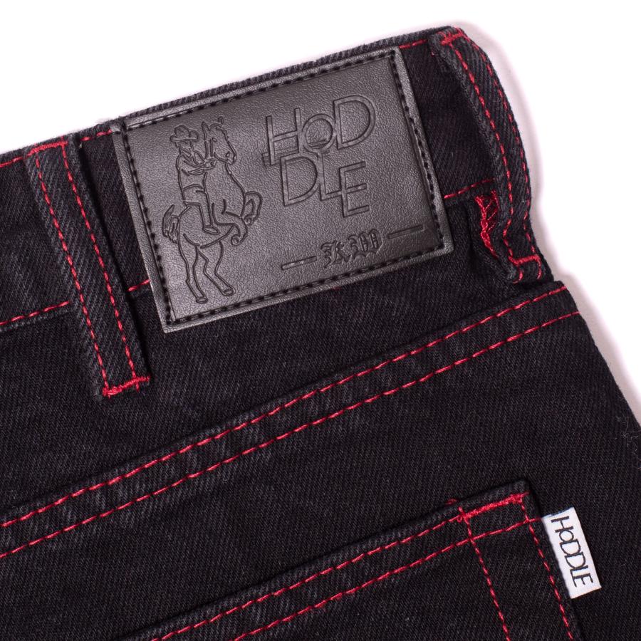 HODDLE 16 Ounce Denim Ranger Jean ブラック/レッドステッチ HODDLE 16 Ounce Denim Ranger Jean ブラック/レッドステッチ
