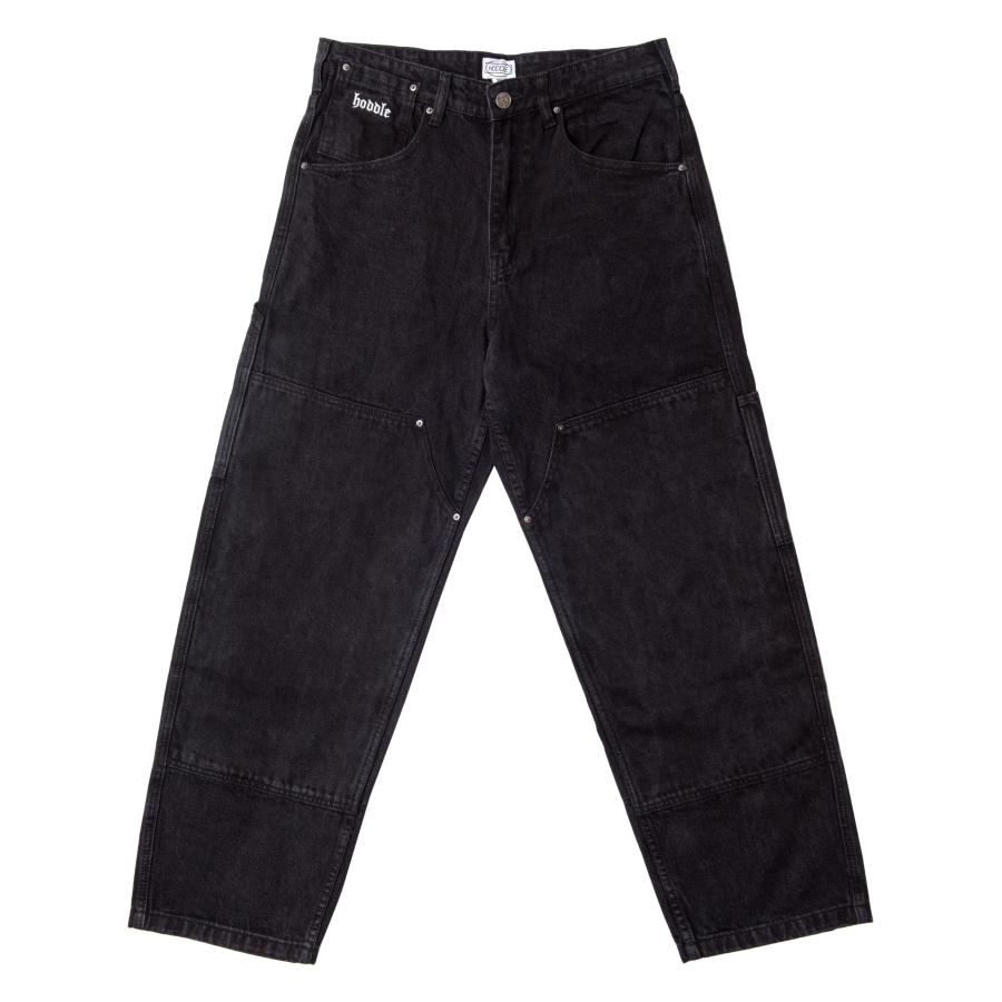 HODDLE 16 Ounce Denim Double Knee Carpenter Jean ブラック HODDLE 16 Ounce Denim Double Knee Carpenter Jean ブラック