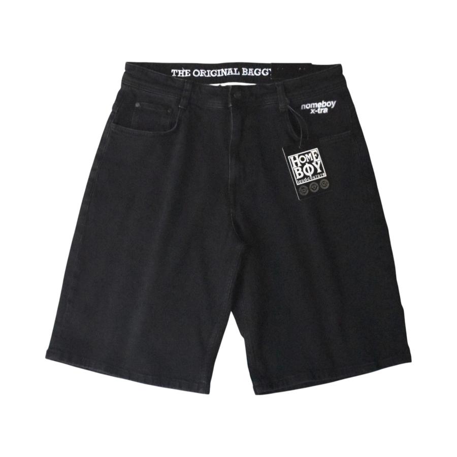 HOMEBOY X-tra Monster Denim Shorts Washed Black ウォッシュド