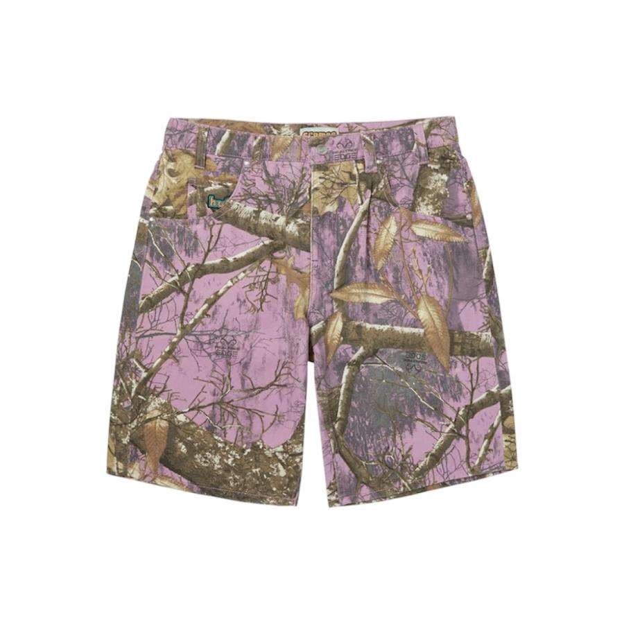 HUF（ハフ） HUF×REALTREE CROMER SHORT Lilac ショーツ カモ メンズ