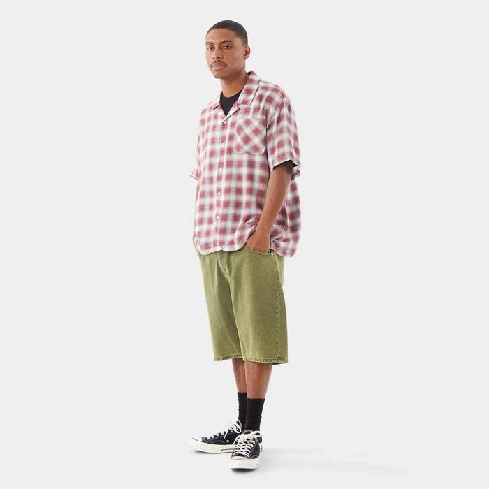 HUF XL クリーム色パンツ HUF ハフ パンツ メンズ レディース CROMER SHORT PT00317