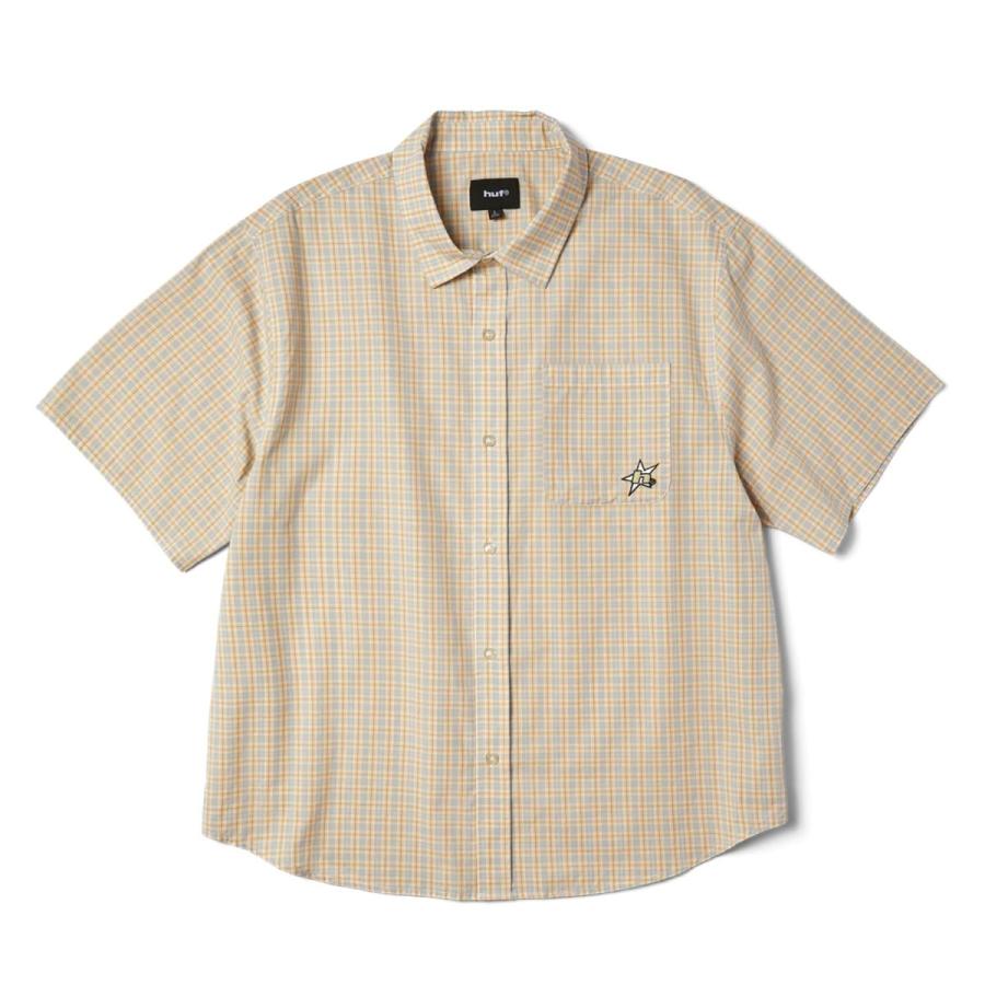 HUF（ハフ） HUF H Star Plaid Shirts - Putty メンズ レディース 半袖