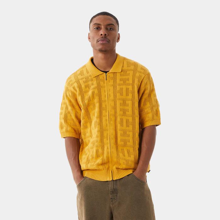 HUF（ハフ） [SALE]HUF モノグラム ジャガード ジップ S/S セーター 