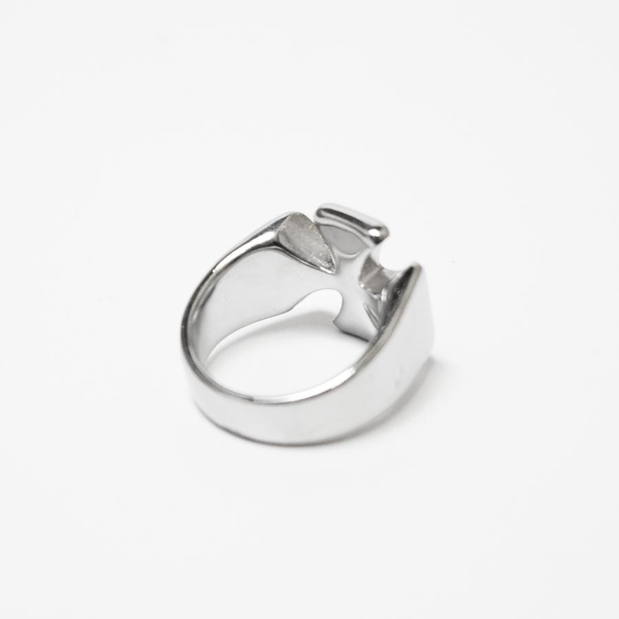 Iron Cross Ring - Silver メンズアクセサリー アイアンクロス