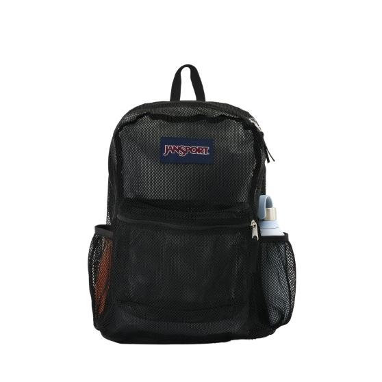 Jansport Eco Meshpack - Black ジャンスポ エコ メッシュパック ブラック メンズ レディース バックパック リュック ジャンスポーツの画像