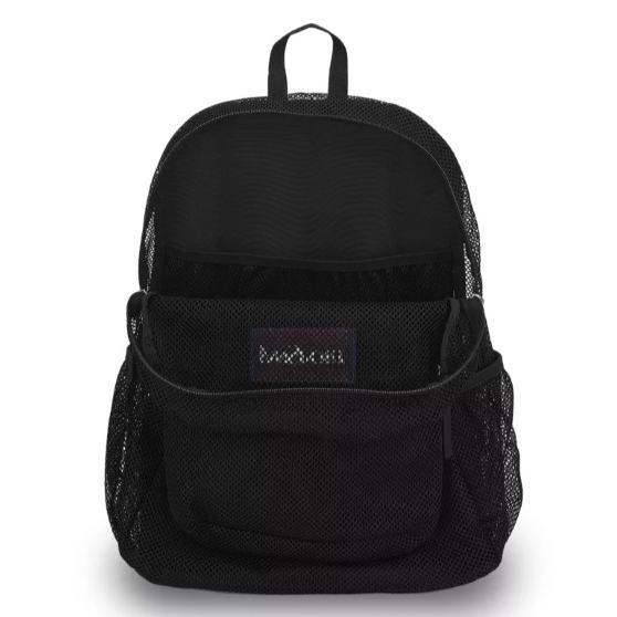 Jansport Eco Meshpack - Black ジャンスポ エコ メッシュパック ブラック メンズ レディース バックパック リュック ジャンスポーツの画像