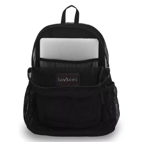 Jansport Eco Meshpack - Black ジャンスポ エコ メッシュパック ブラック メンズ レディース バックパック リュック ジャンスポーツの画像