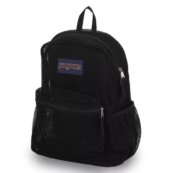Jansport Eco Meshpack - Black ジャンスポ エコ メッシュパック ブラック メンズ レディース バックパック リュック ジャンスポーツの画像