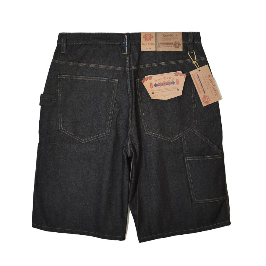 Kno-Betta Painter Shorts Raw Black メンズ レディース デニム