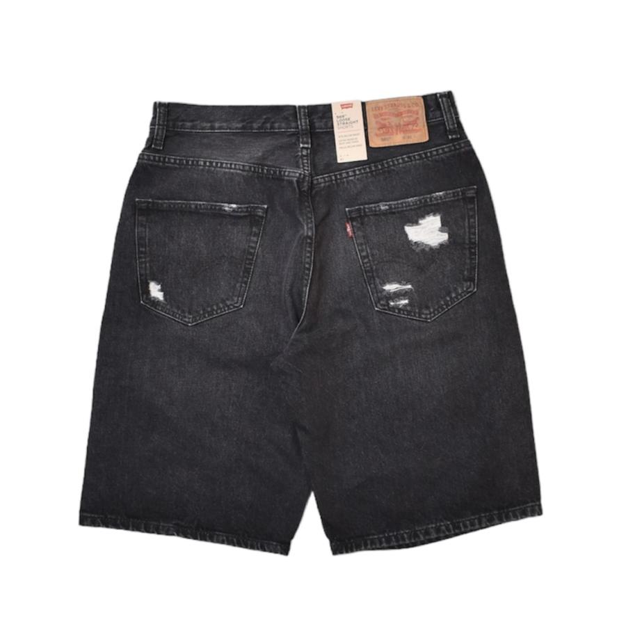 Levi's リーバイス 569 ダメージ デニム ショーツ ブラック Levi's リーバイス 569 ダメージ デニム ショーツ ブラック