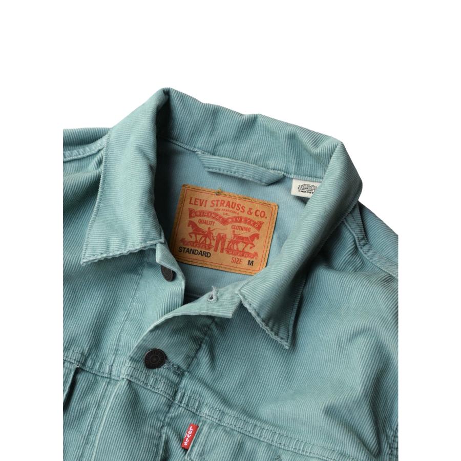 Levi's コーデュロイ トラッカージャケット グリーン メンズ Levi's コーデュロイ トラッカージャケット グリーン メンズ