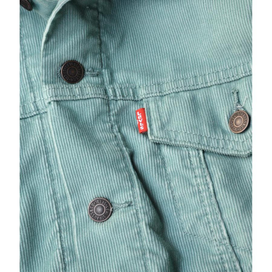 Levi's コーデュロイ トラッカージャケット グリーン メンズ