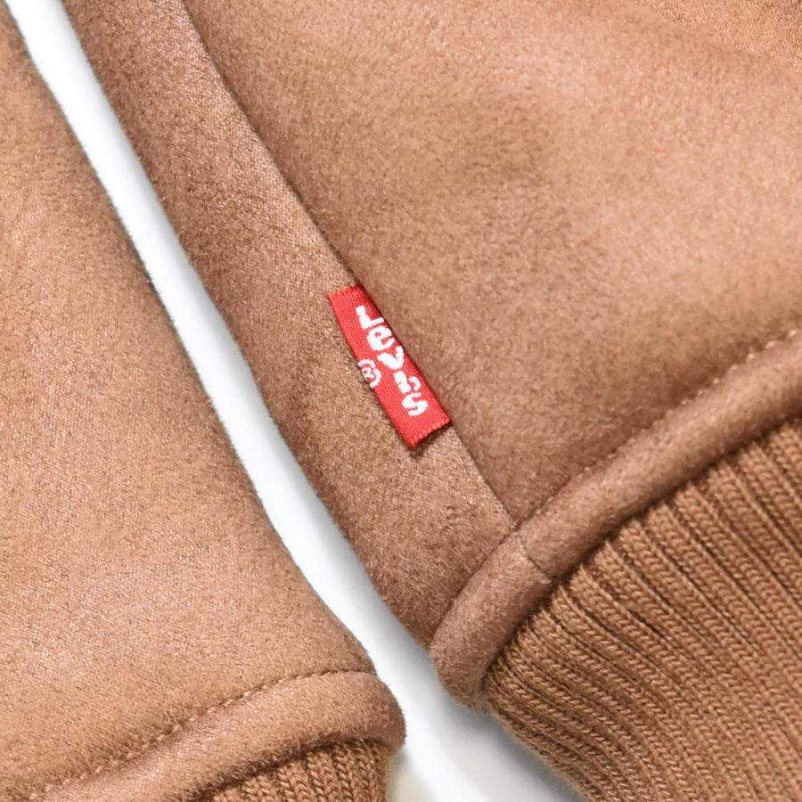 Levi's（リーバイス） スエード バーシティ ボンバージャケット brown