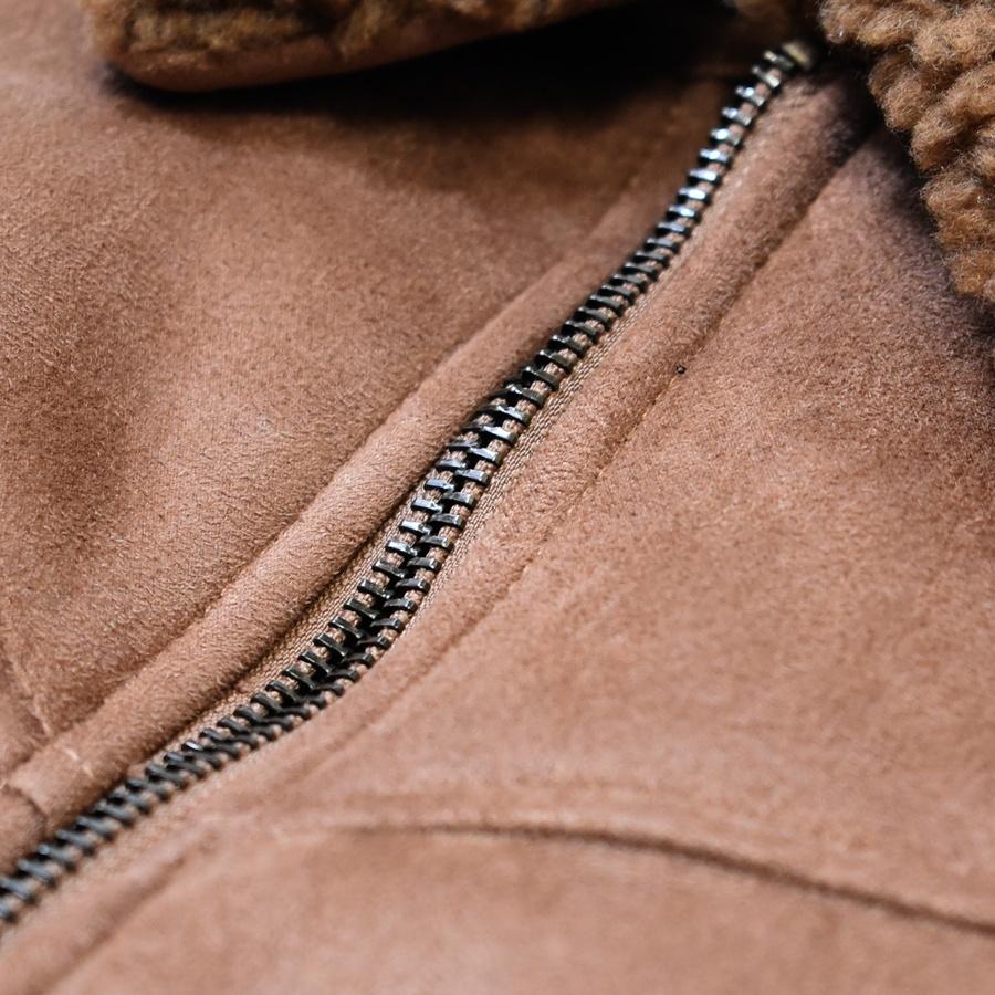 Levi's（リーバイス） スエード バーシティ ボンバージャケット brown