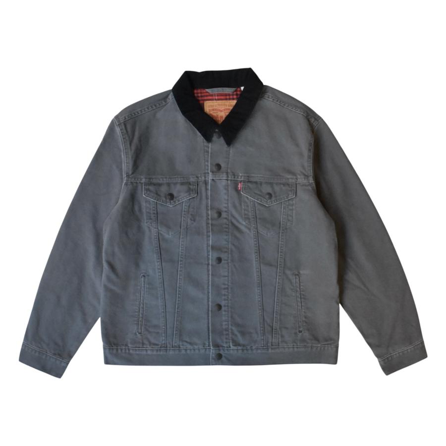 【moritaku専用】 Levi's グレー ストライプ デニムジャケット Levi's（リーバイス） Levi's Lining Trucker Jacket - Grey