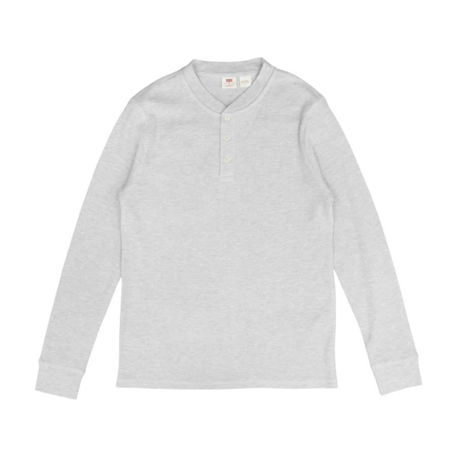 Levi's（リーバイス） LEVIS L/S ヘンリーサーマル LIGHT GREY HEATHER