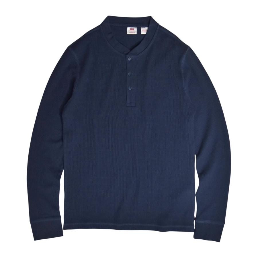 s*h様 Levi's　サーマルロンT　ヘンリーネック　M　ネイビー　ボーダー Levi's（リーバイス） LEVIS L/S ヘンリーサーマル NAVY BLAZER メンズ